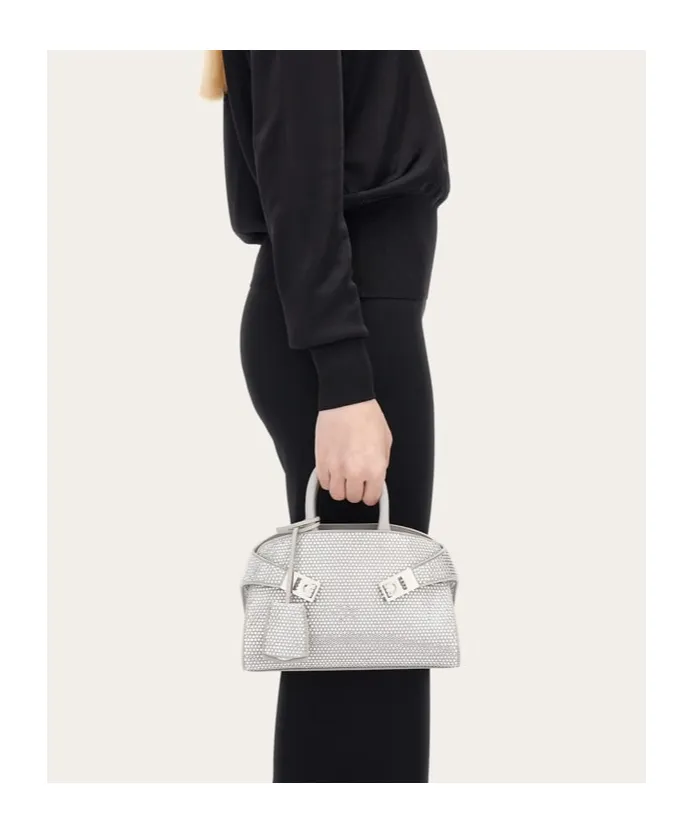 Ferragamo Embellished Top Handle Bag