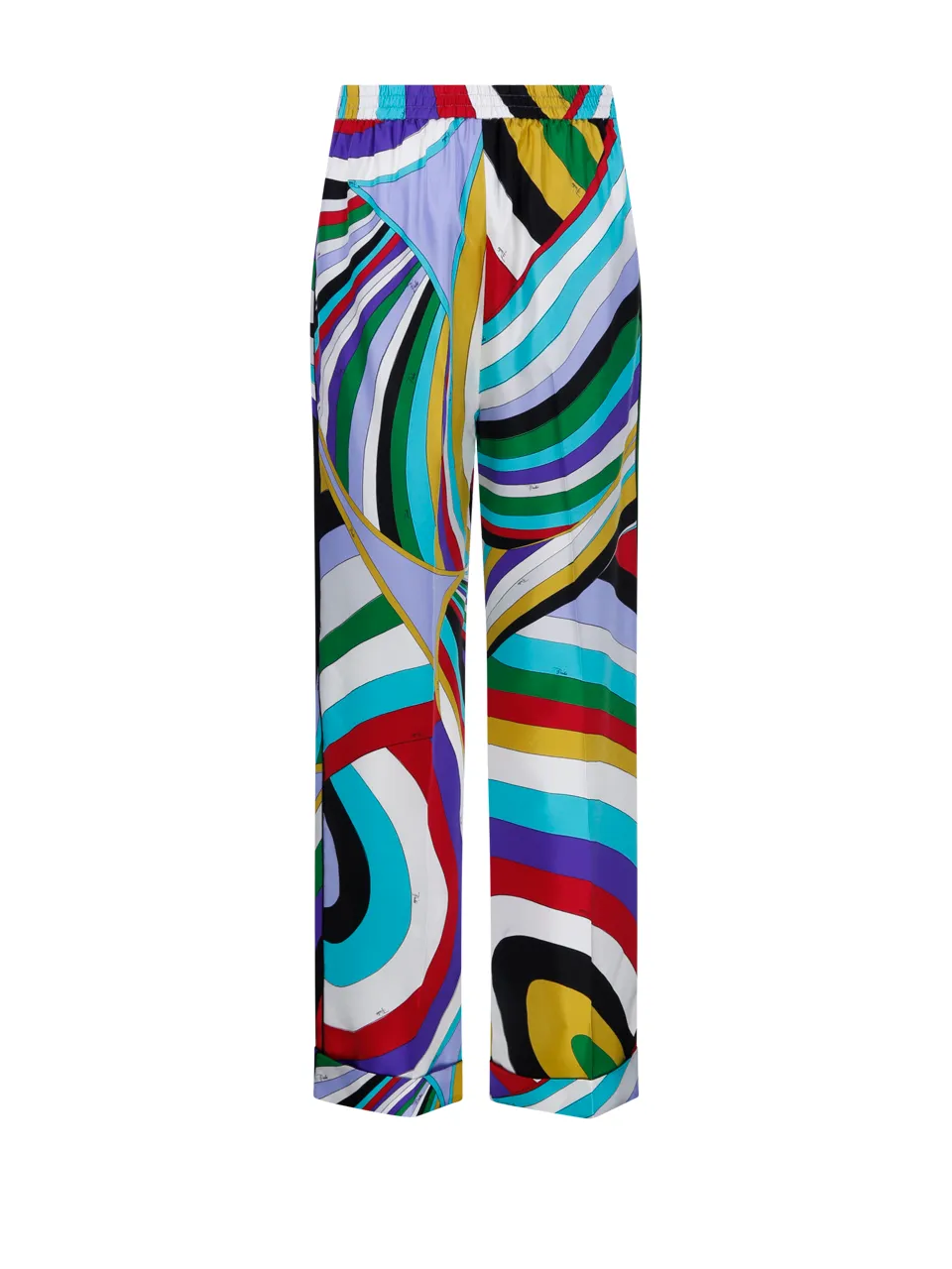 Pucci Maddalena Printed High Waist Trousers
