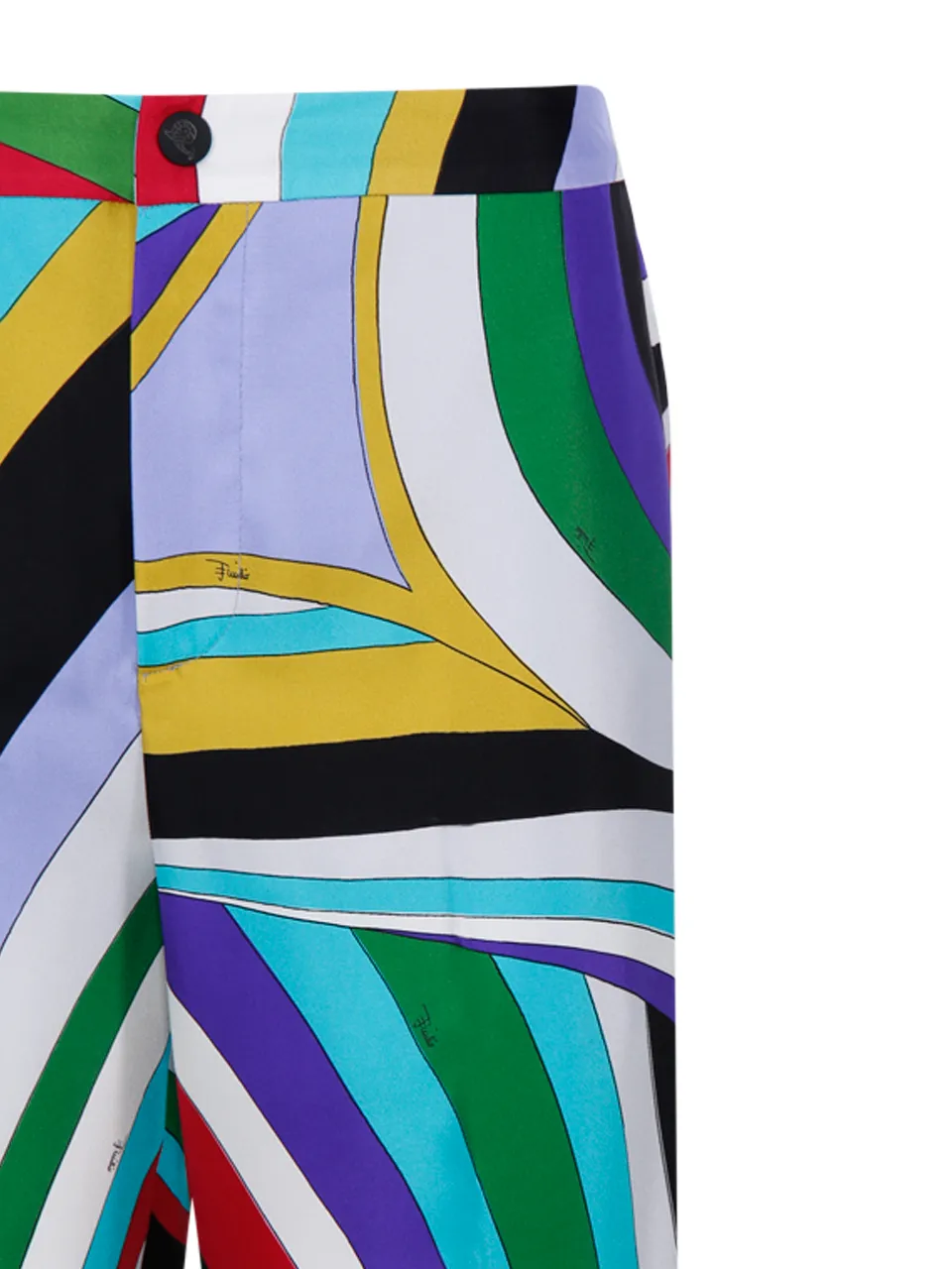 Pucci Maddalena Printed High Waist Trousers