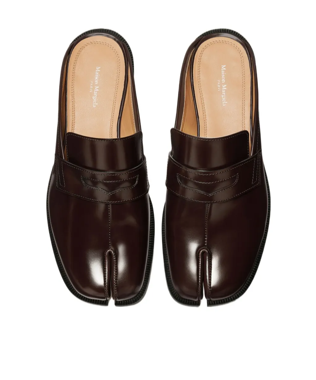 Tabi City Leather Mules