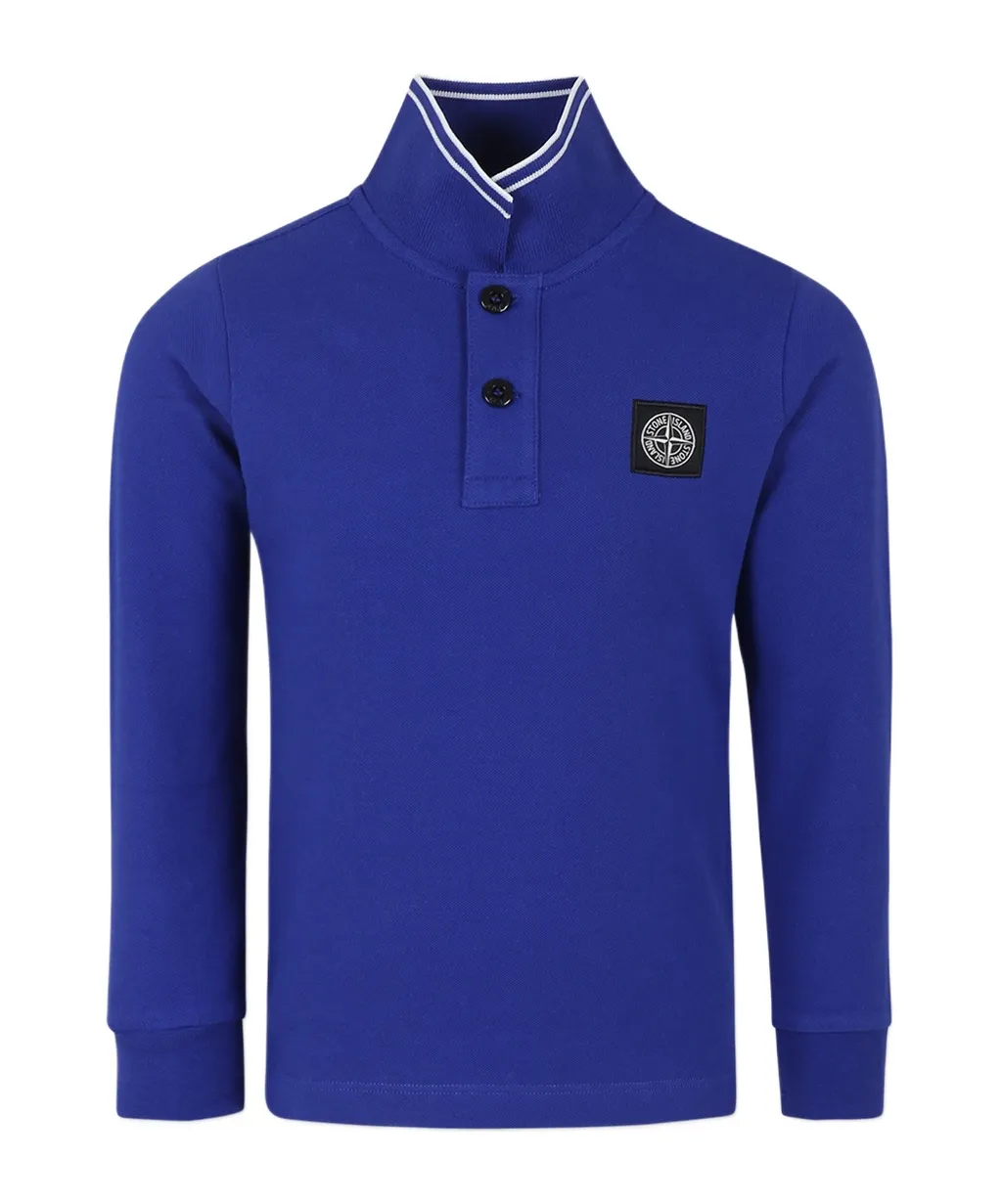 Stone Island Junior Logo Patch Polo Shirt