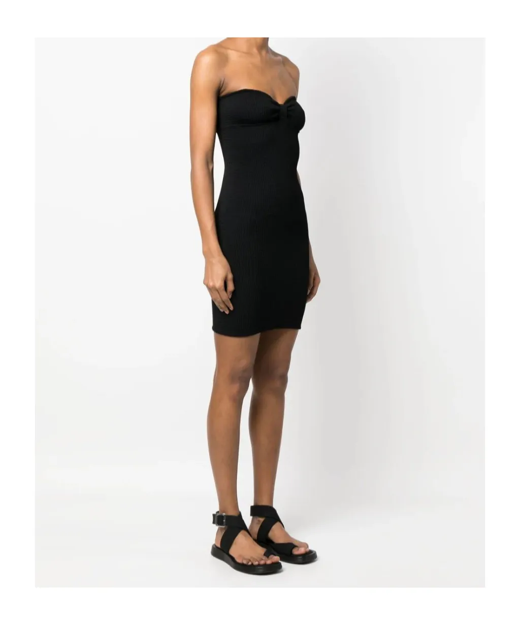 Short Fitted Strapless Dress