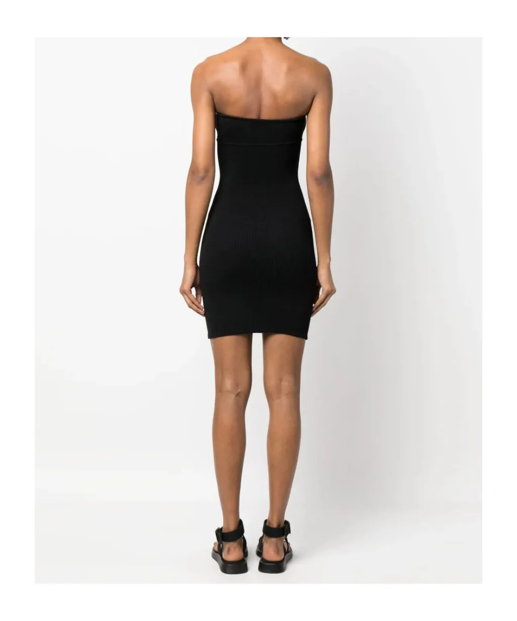 Short Fitted Strapless Dress