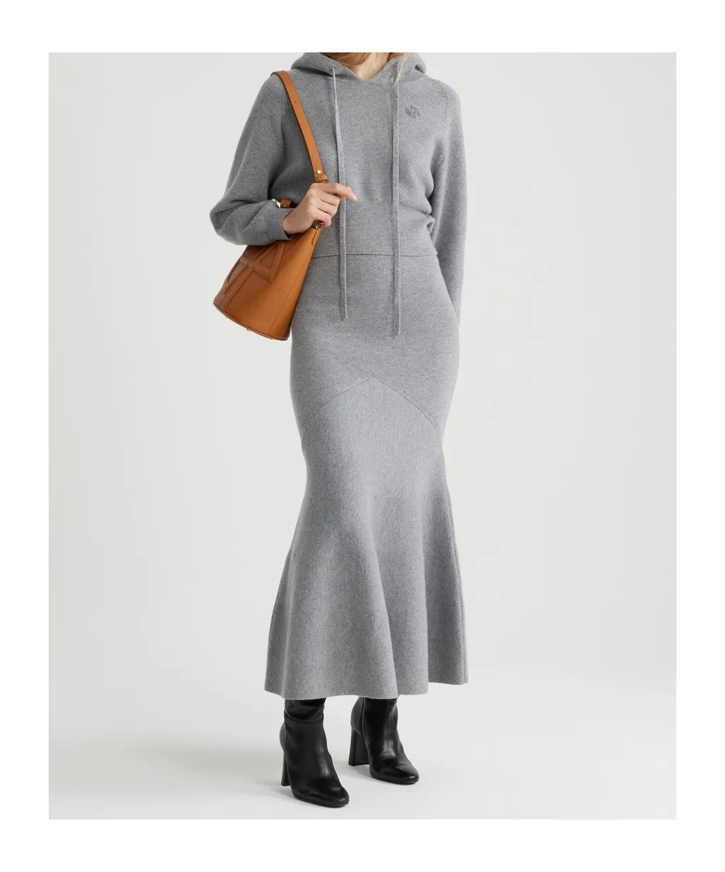 Wool Peplum Skirt
