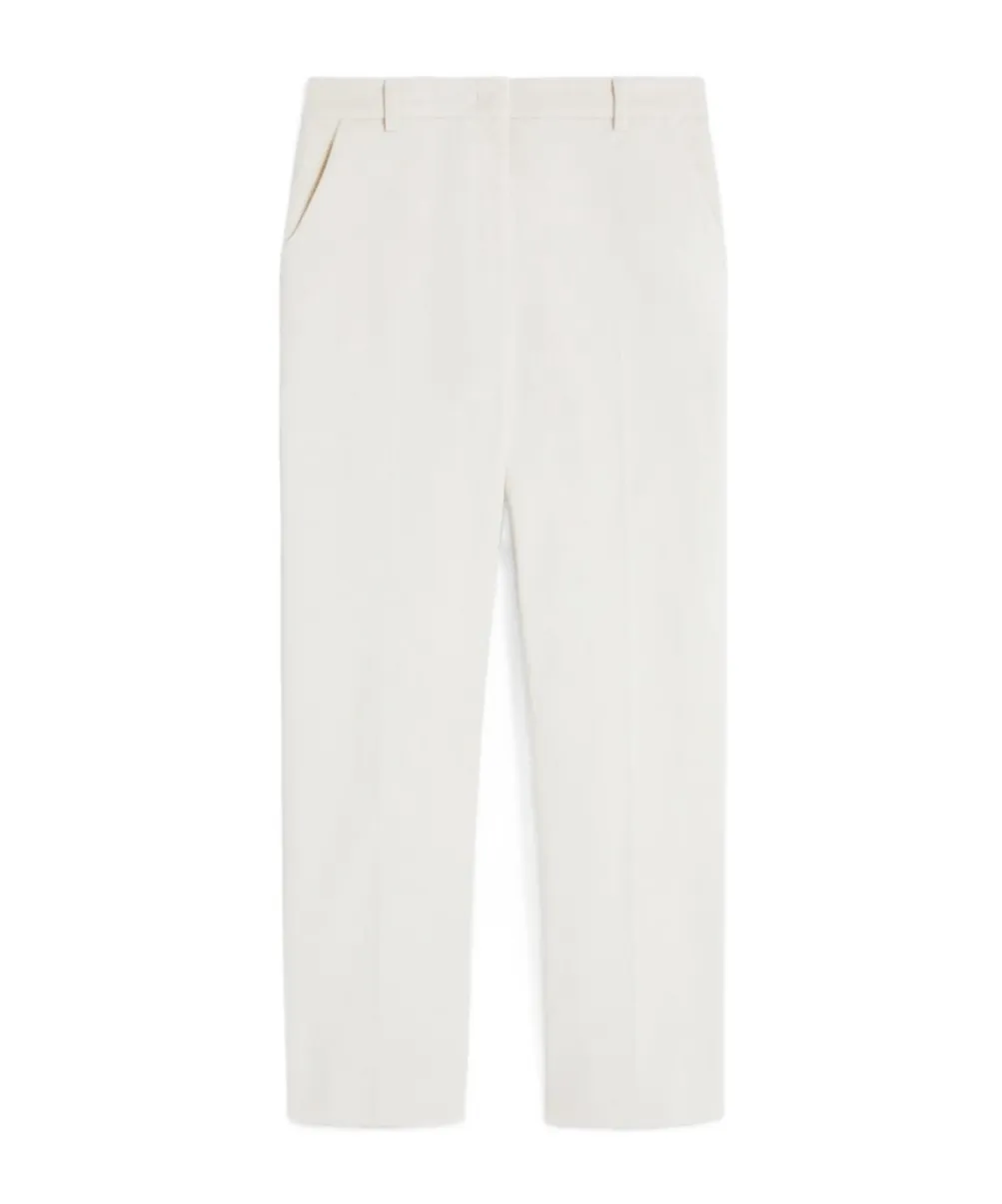 Weekend Max Mara Straight Cut Ribbed Trousers