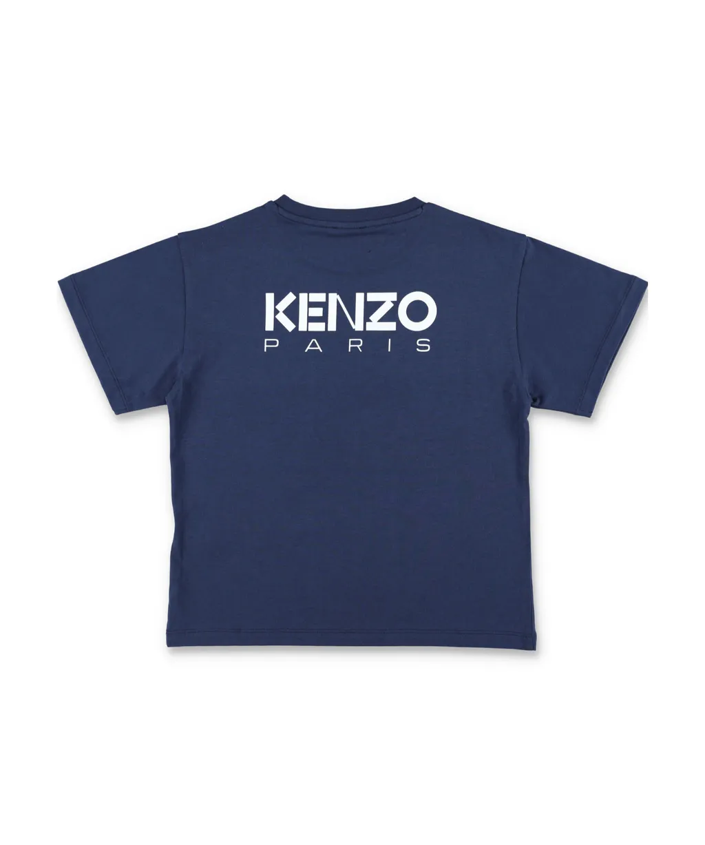 Kenzo Kids Boke Flower-Printed Crewneck T-Shirt