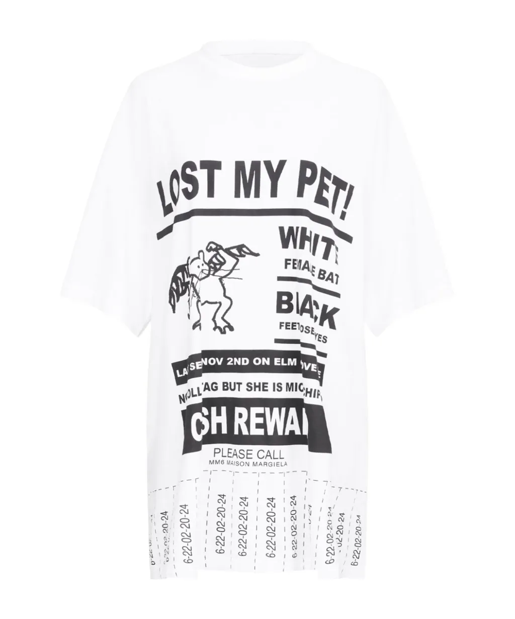 Mm6 Masion Margiela Lost Pet Oversized T-Shirt