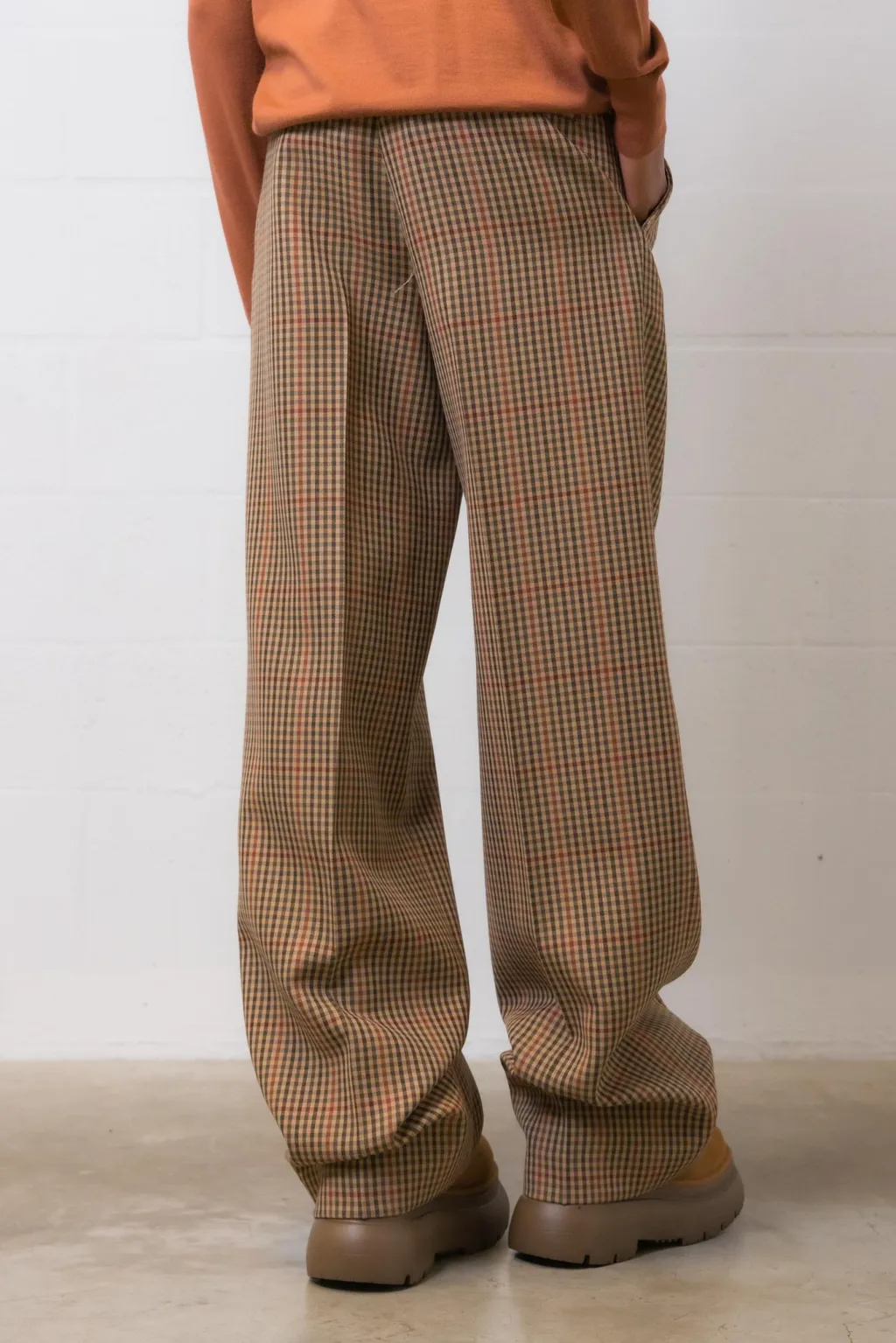 Checked Casual Pants