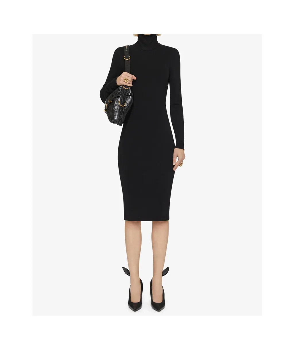 Givenchy Backless Long-Sleeved Dress