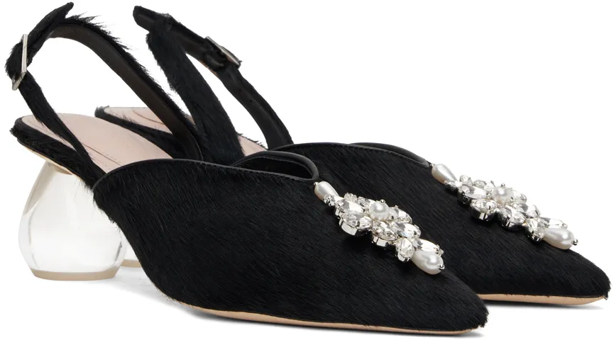Pointed Slingback High Heels