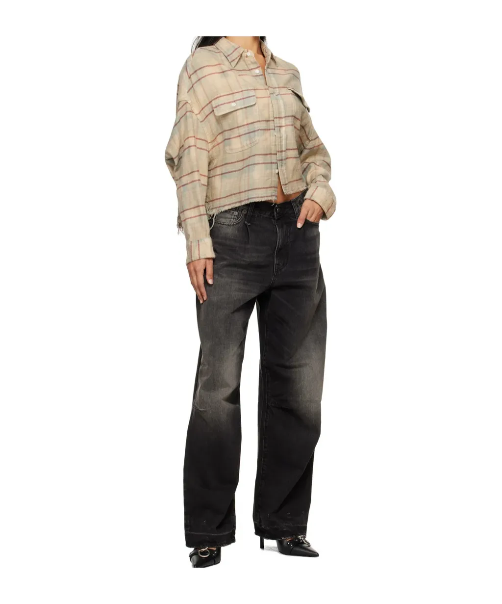 R13 Wayne Articulated Knee Jeans