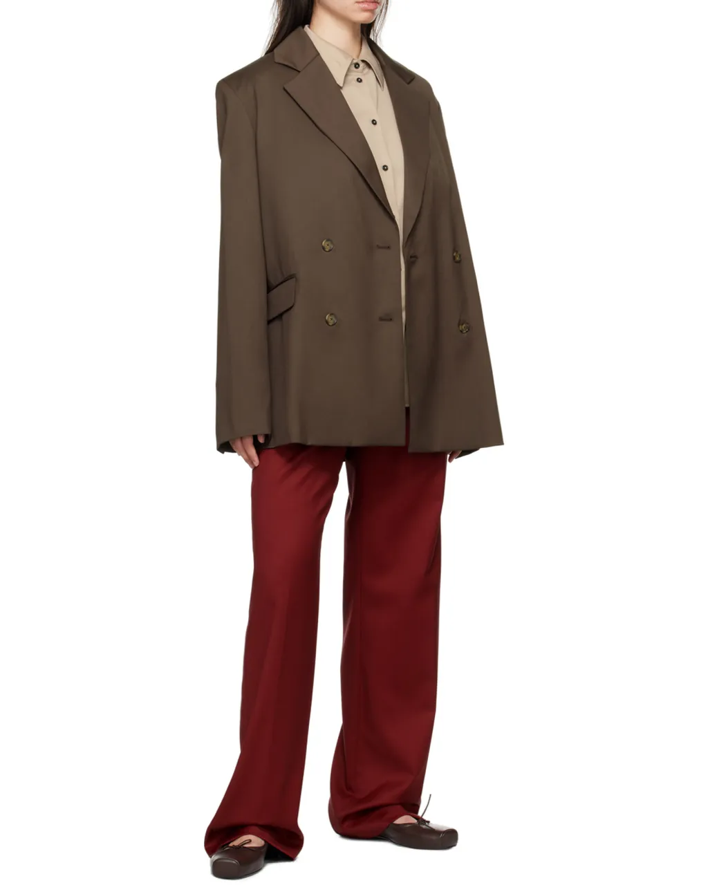 Loulou Studio Eliana Button-Up Shirt