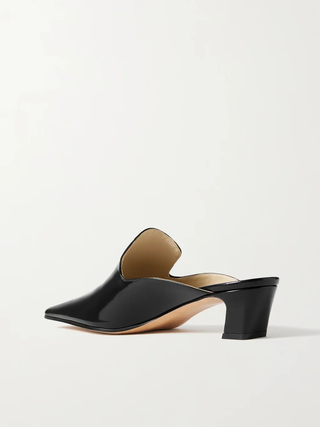 Khaite Square-Toe Heeled Mules