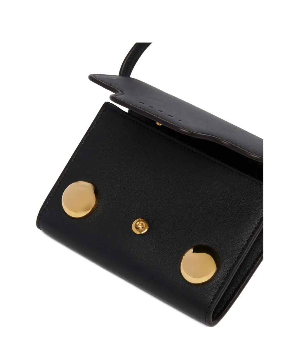Marni Logo-Debossed Foldover Top Wallet