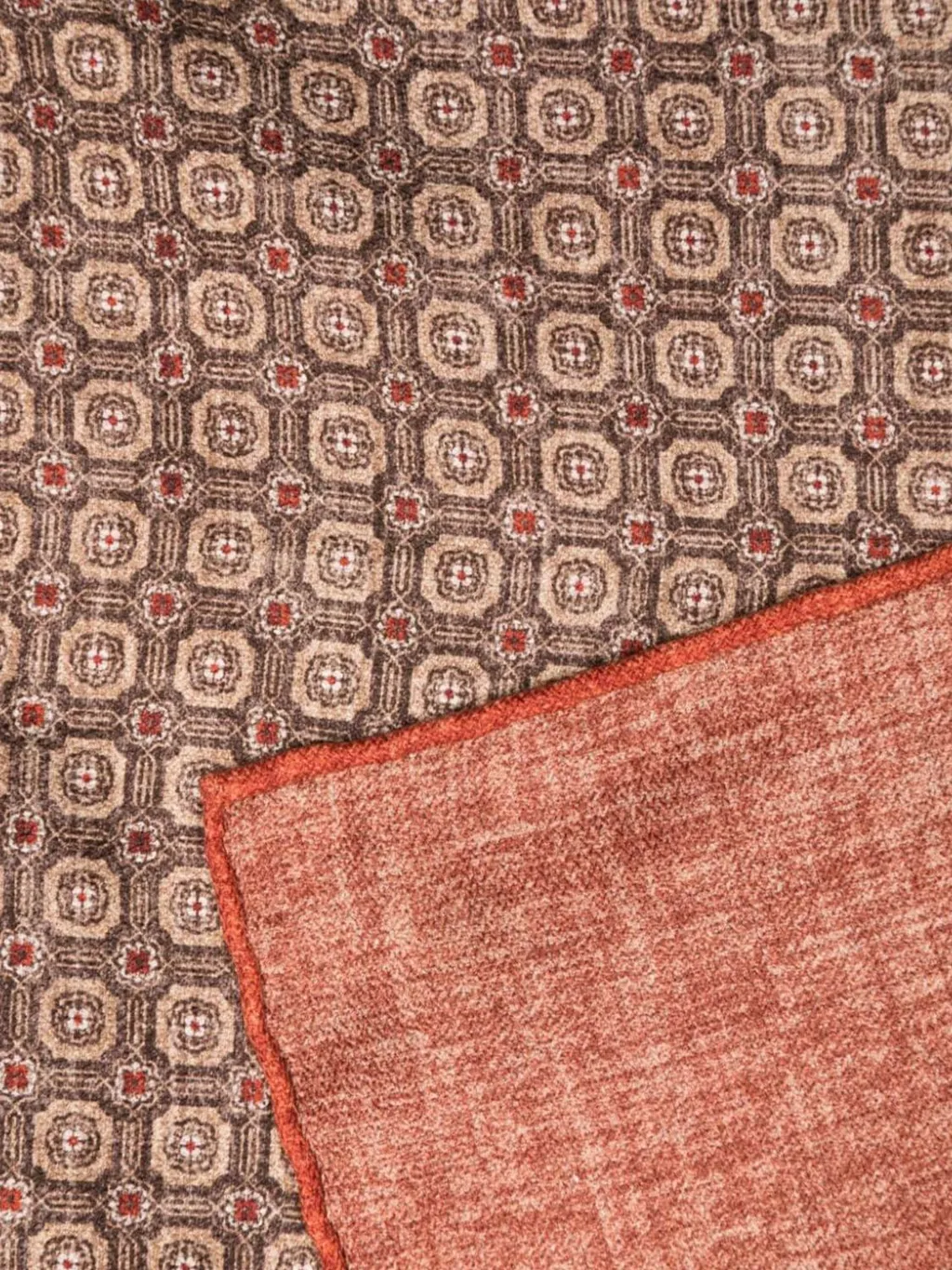 Brunello Cucinelli Logo Patch Graphic Printed Pocket Square