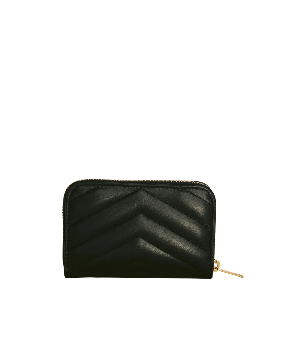 Saint Laurent Cassandre Matelassé Coin Card Wallet