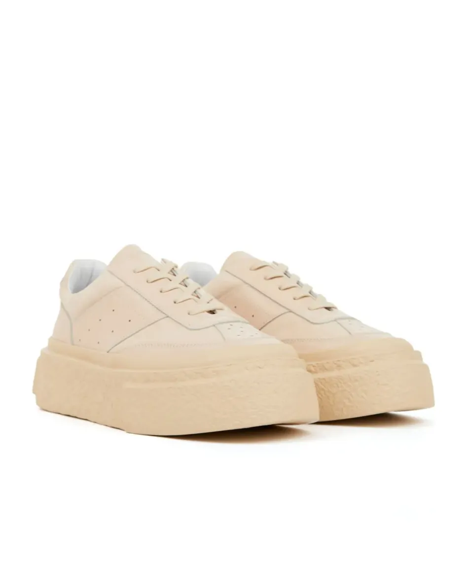Mm6 Maison Margiela Numbers-Motif Lace-Up Sneakers