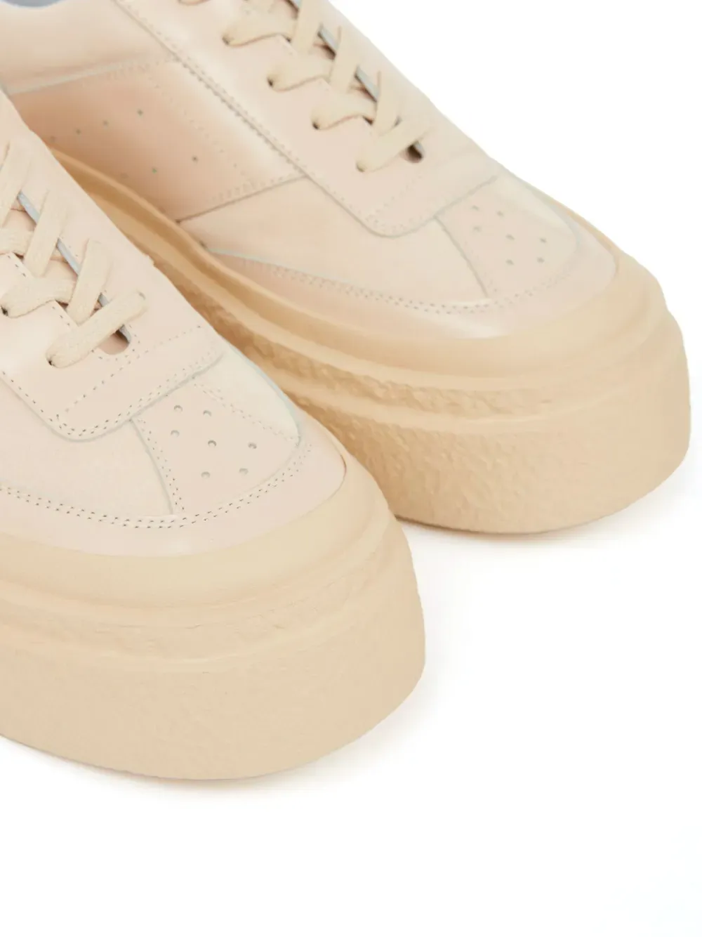 Mm6 Maison Margiela Numbers-Motif Lace-Up Sneakers