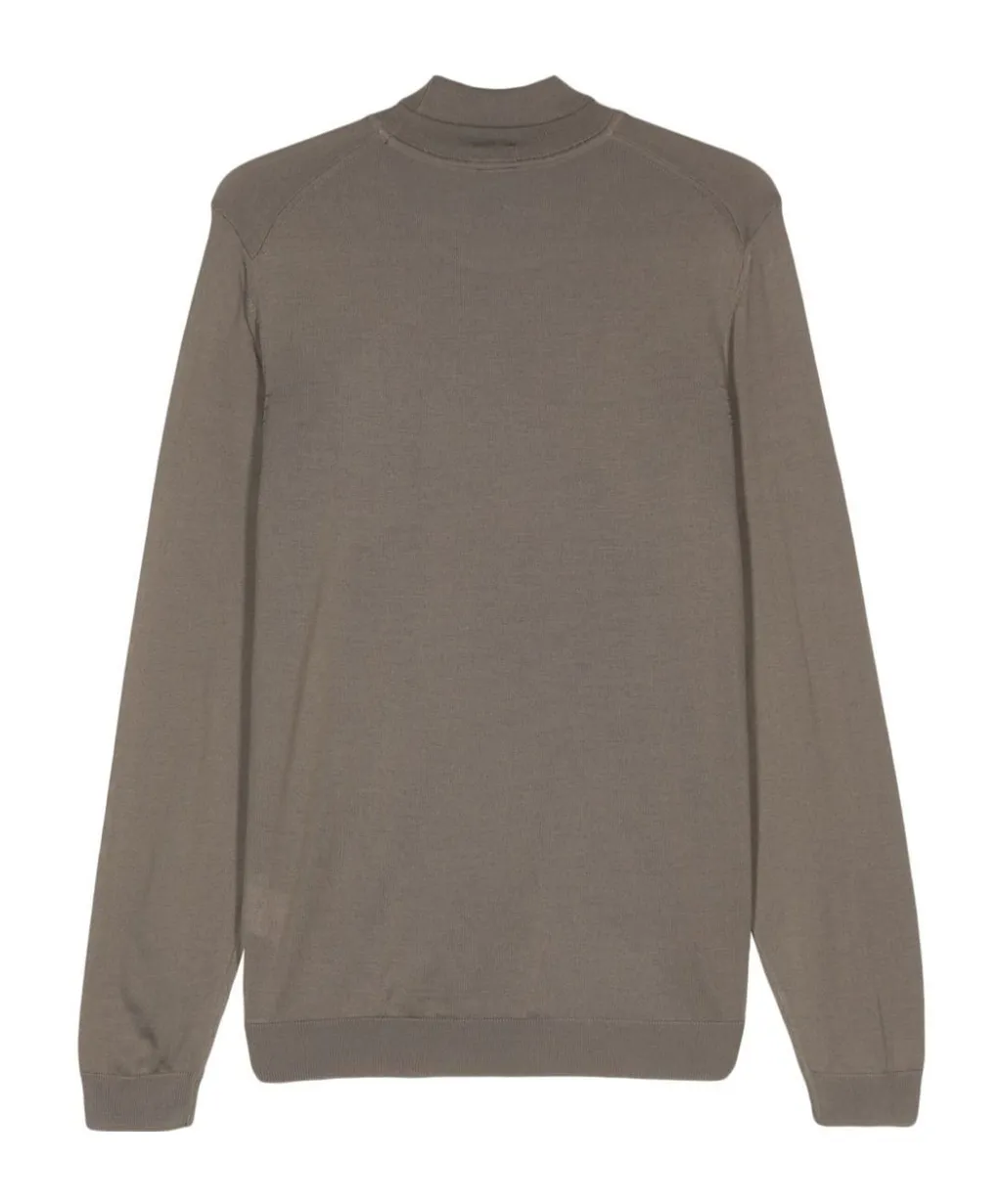 Virgin Wool Roll-Neck Sweater