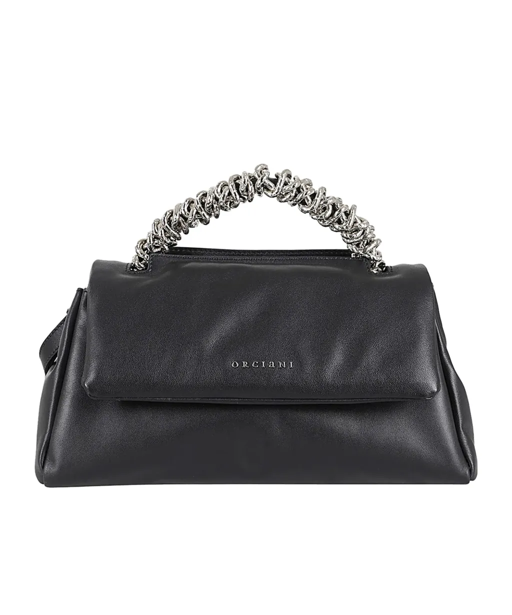 Orciani Sveva Longuette Logo Lettering Tote Bag