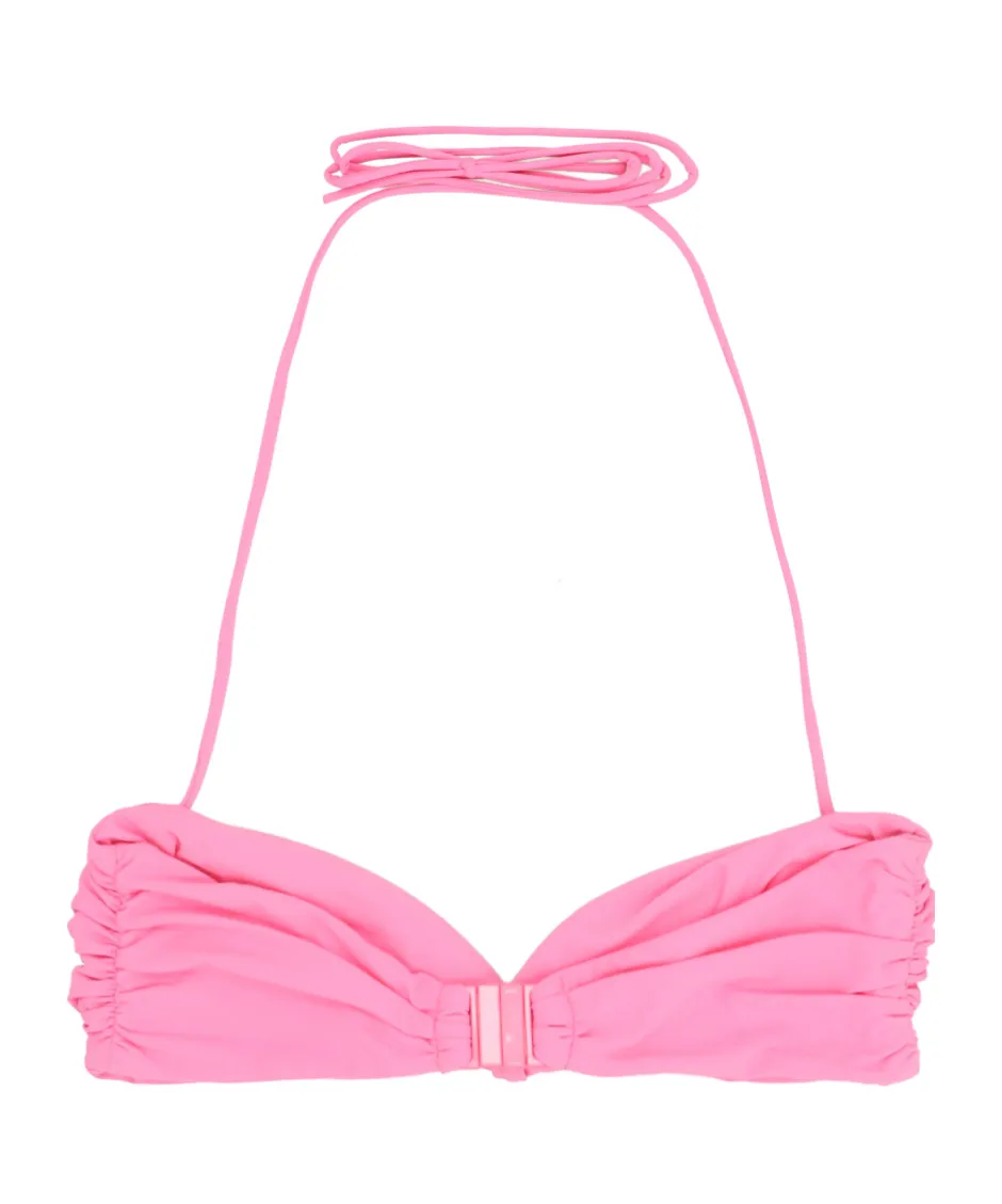 Magda Butrym Knot Detailed Halterneck Bikini Top