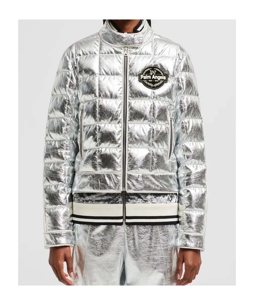 Moncler X Palm Angels Logo Patch Down Jacket