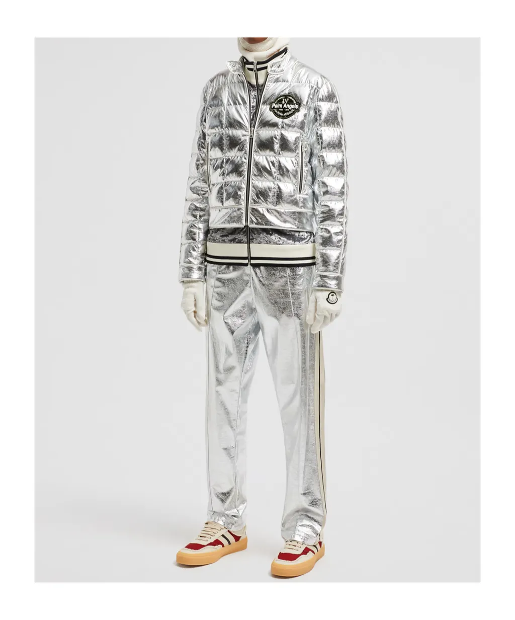 Moncler X Palm Angels Logo Patch Down Jacket