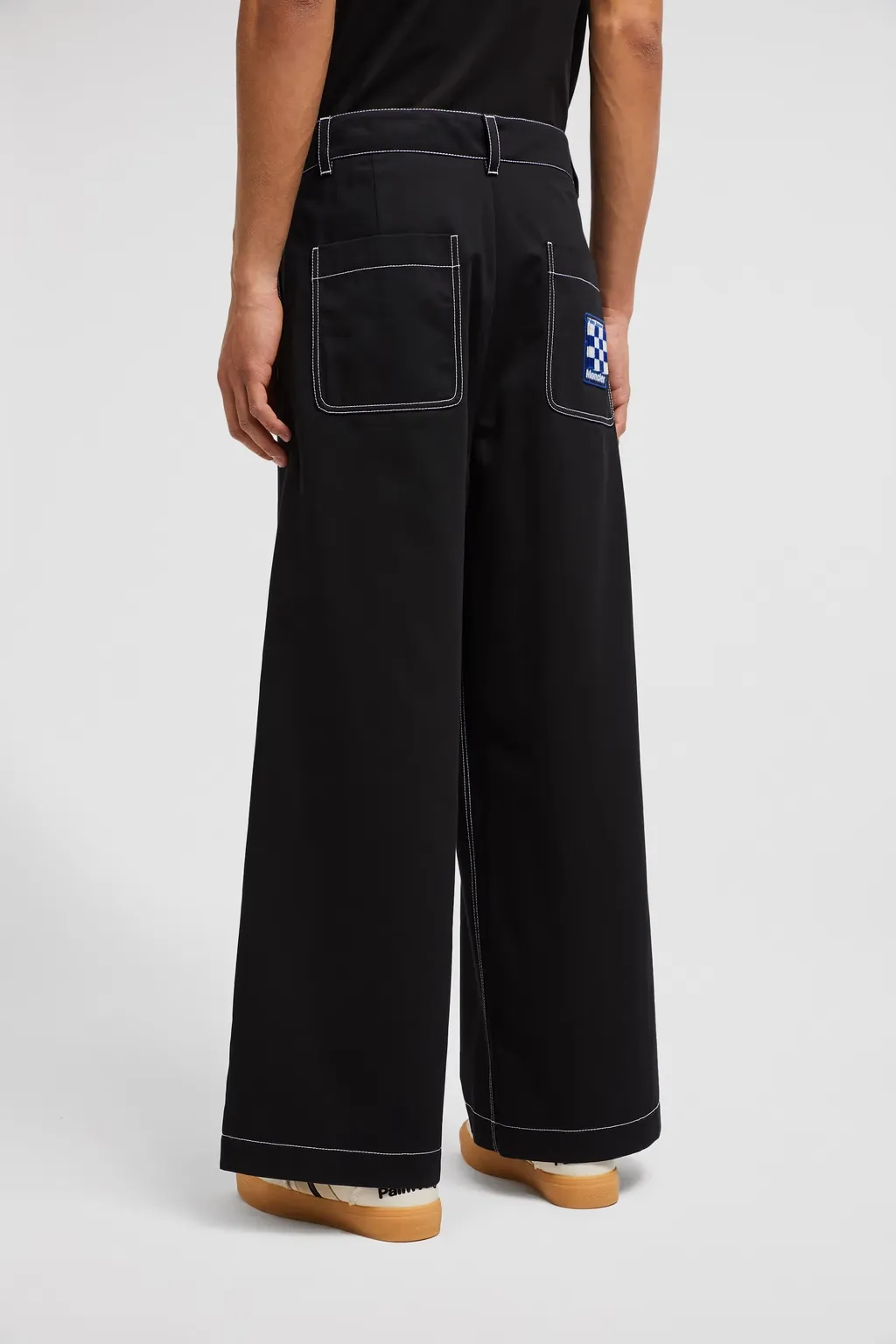 Moncler X Palm Angels Logo Patch Wide-Leg Trousers
