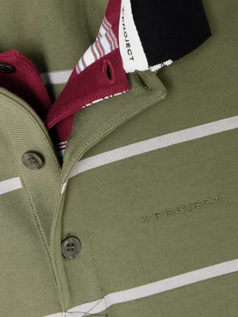 Layered Striped Hoodie