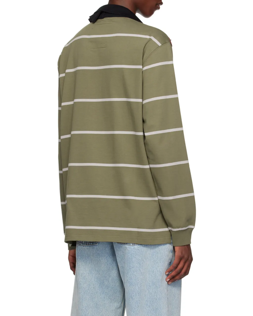 Layered Striped Hoodie