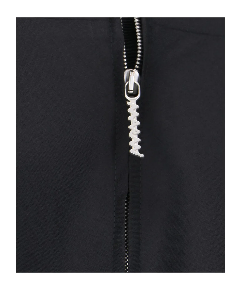 Marni Logo Embroidered Flared Midi Skirt