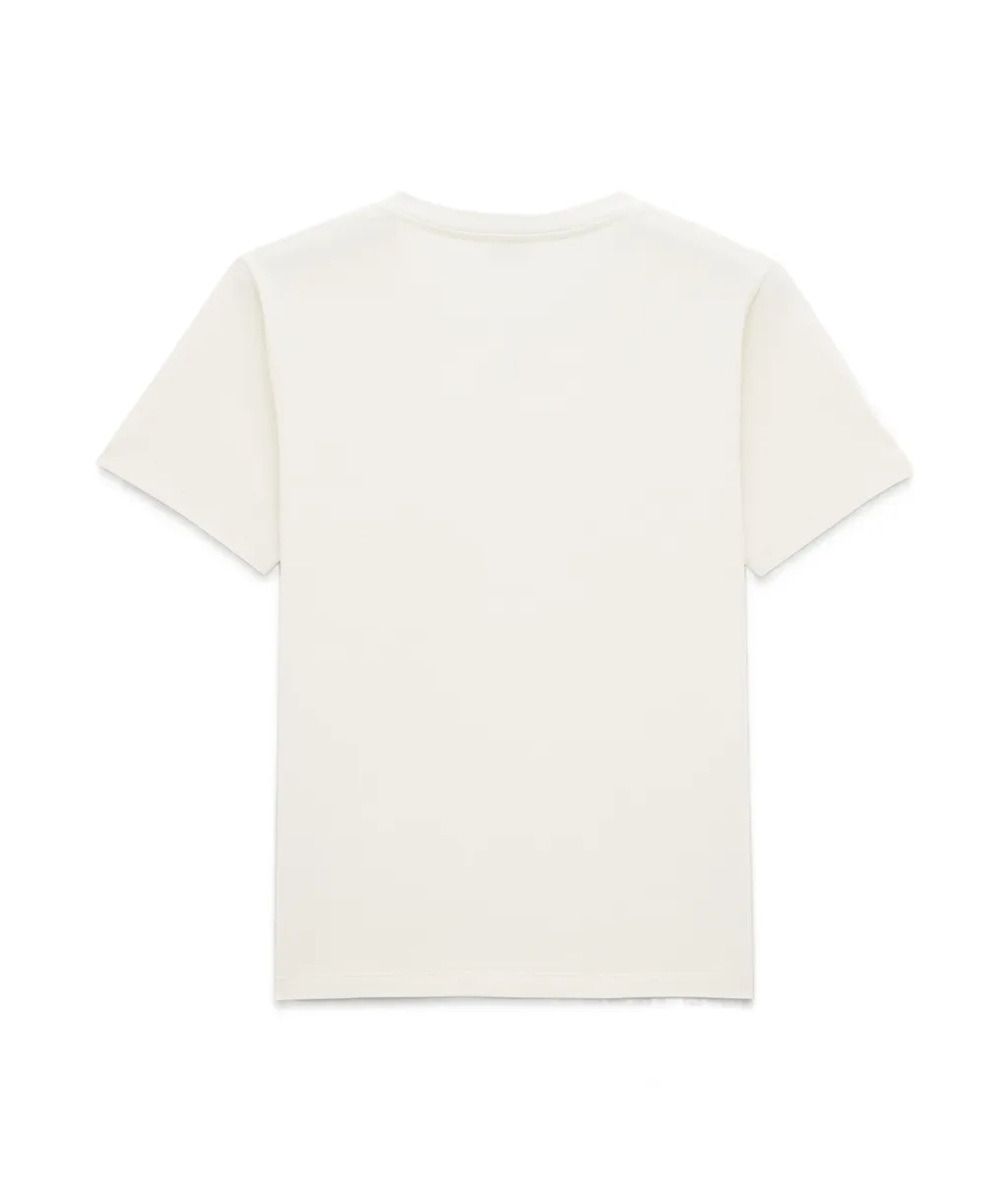 Saint Laurent Logo Patch Crewneck T-Shirt