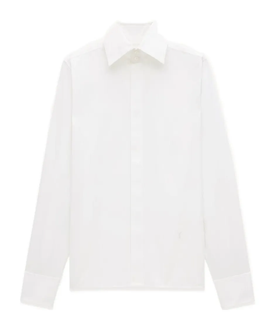 Saint Laurent Buttoned Long-Sleeved Shirt