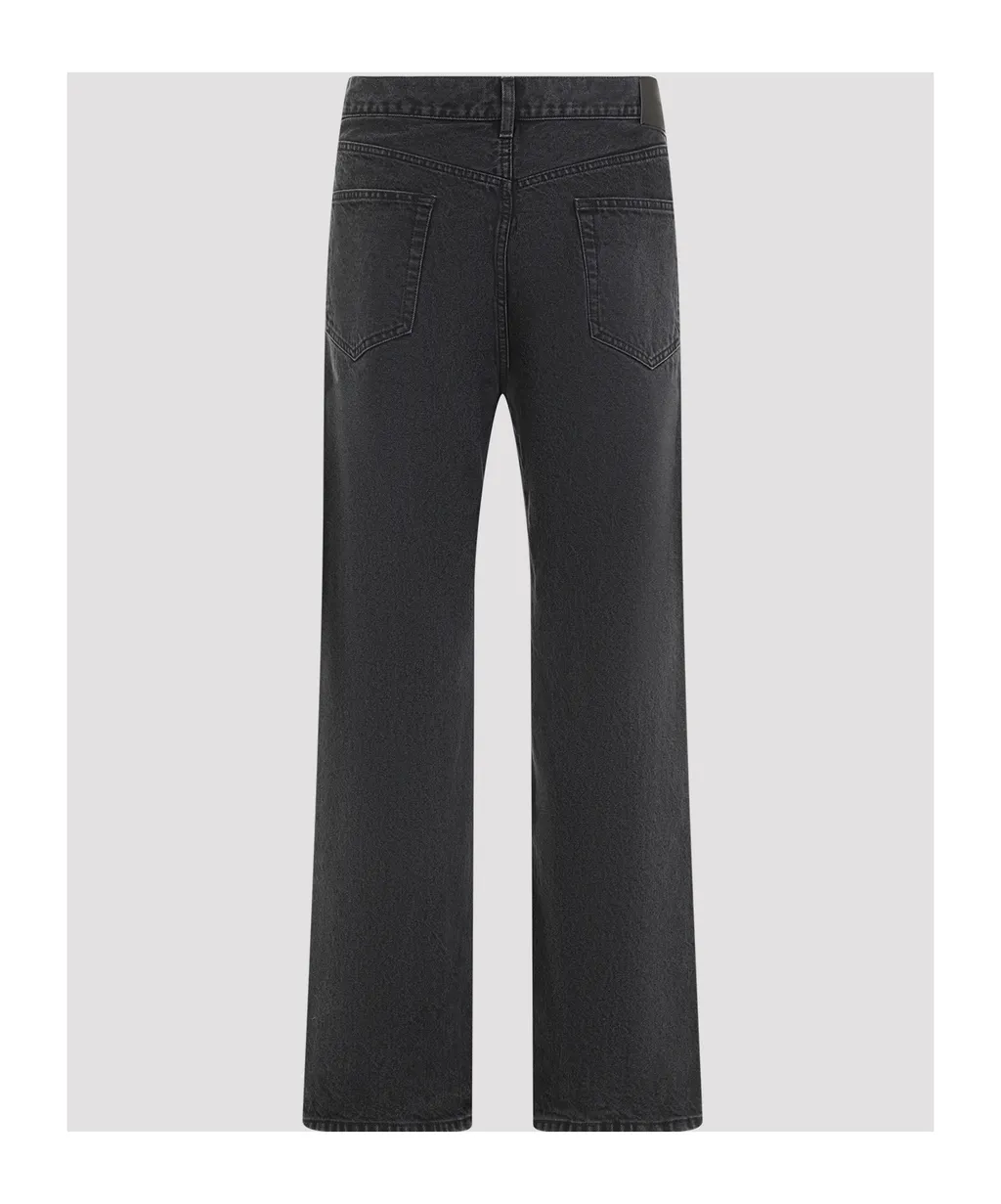 Saint Laurent Loose-Fit Mid-Rise Jeans