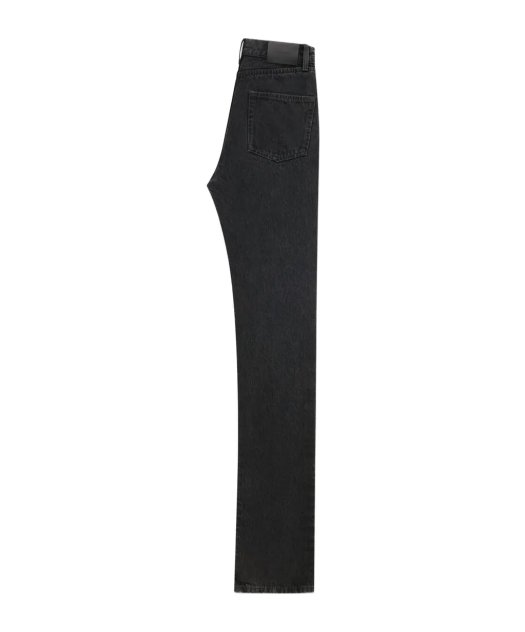 Saint Laurent 90's High Waist Straight Leg Jeans
