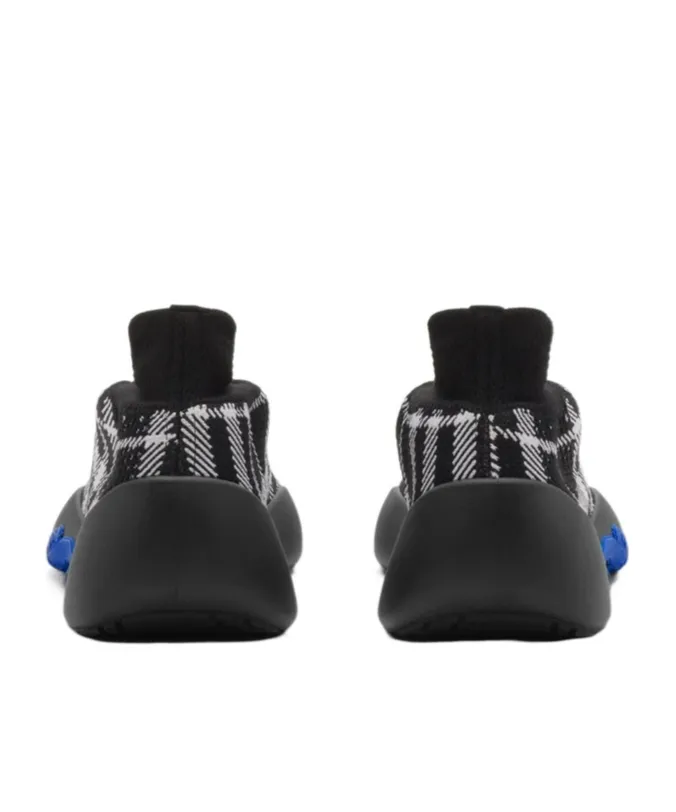 Burberry Checked Knitted Neptune Sneakers