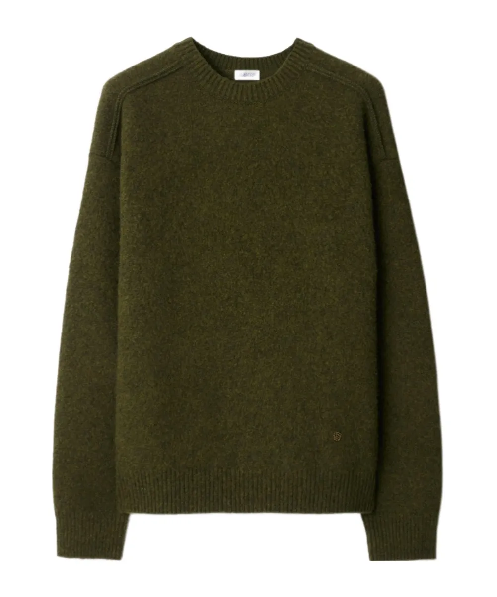 Burberry Long Sleeved Crewneck Knitted Jumper