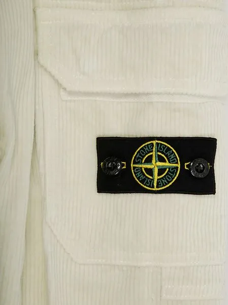 Stone Island Junior Compass-Badge Elasticated Waistband Trousers