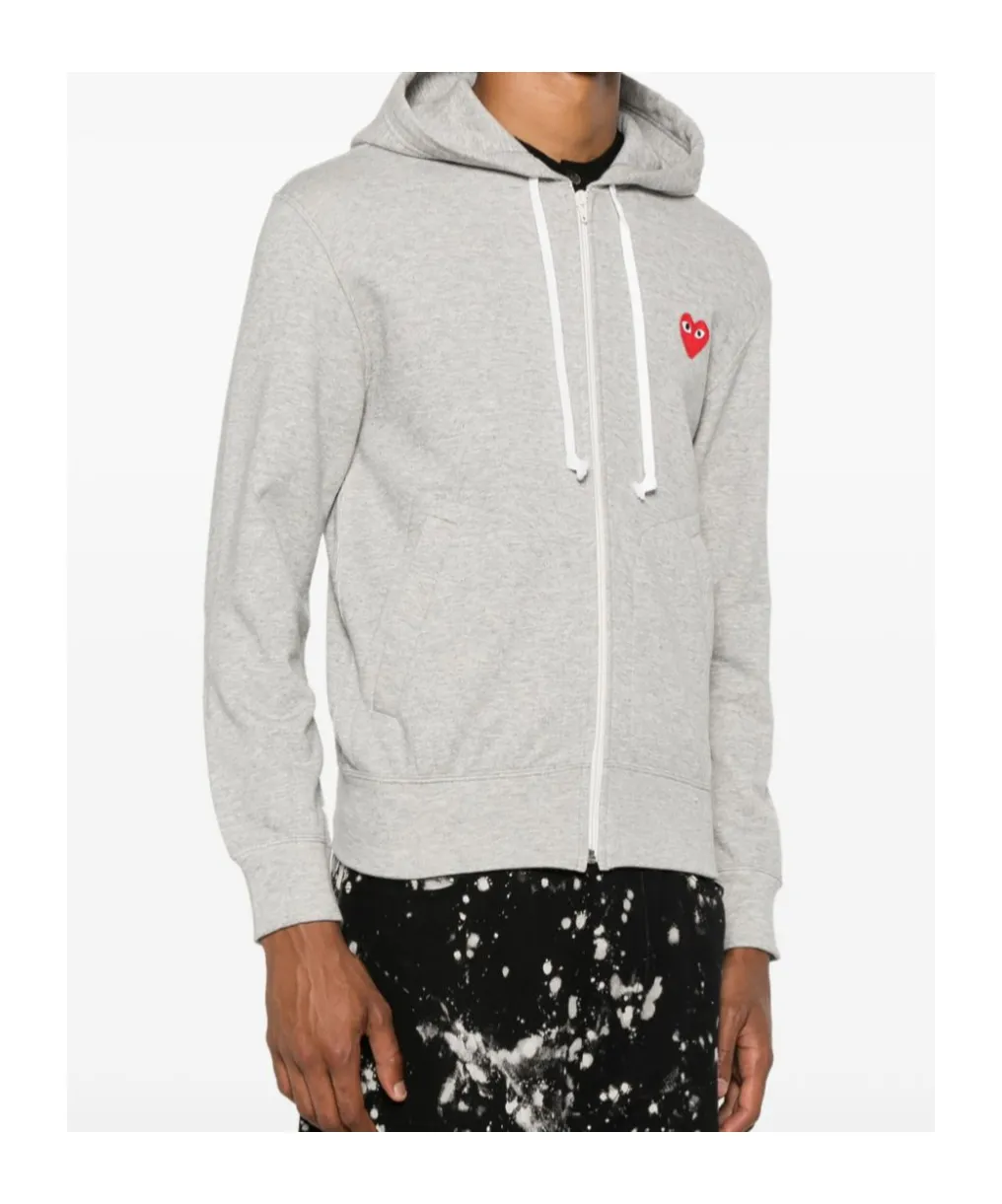 Long-Sleeved Zipper Sweatshirt