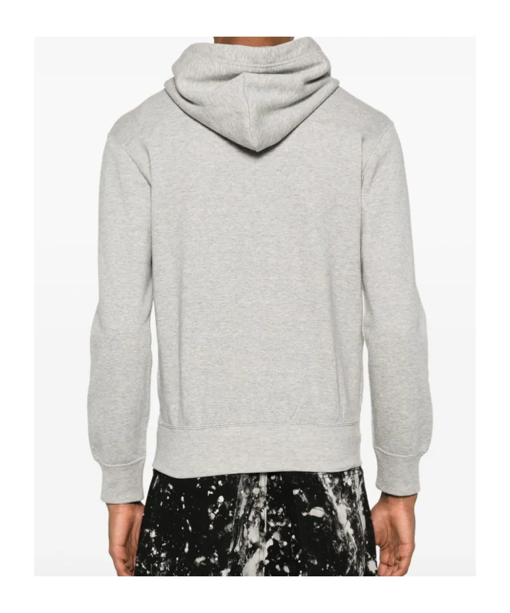 Long-Sleeved Zipper Sweatshirt