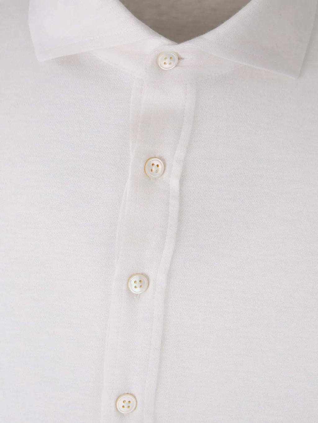 Buttoned-Cuffs Long-Sleeves Polo Shirt