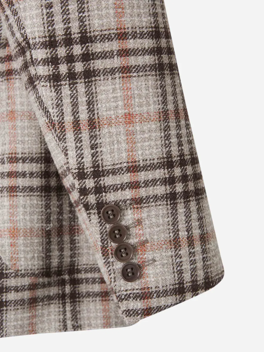 Checked Wool Blazer