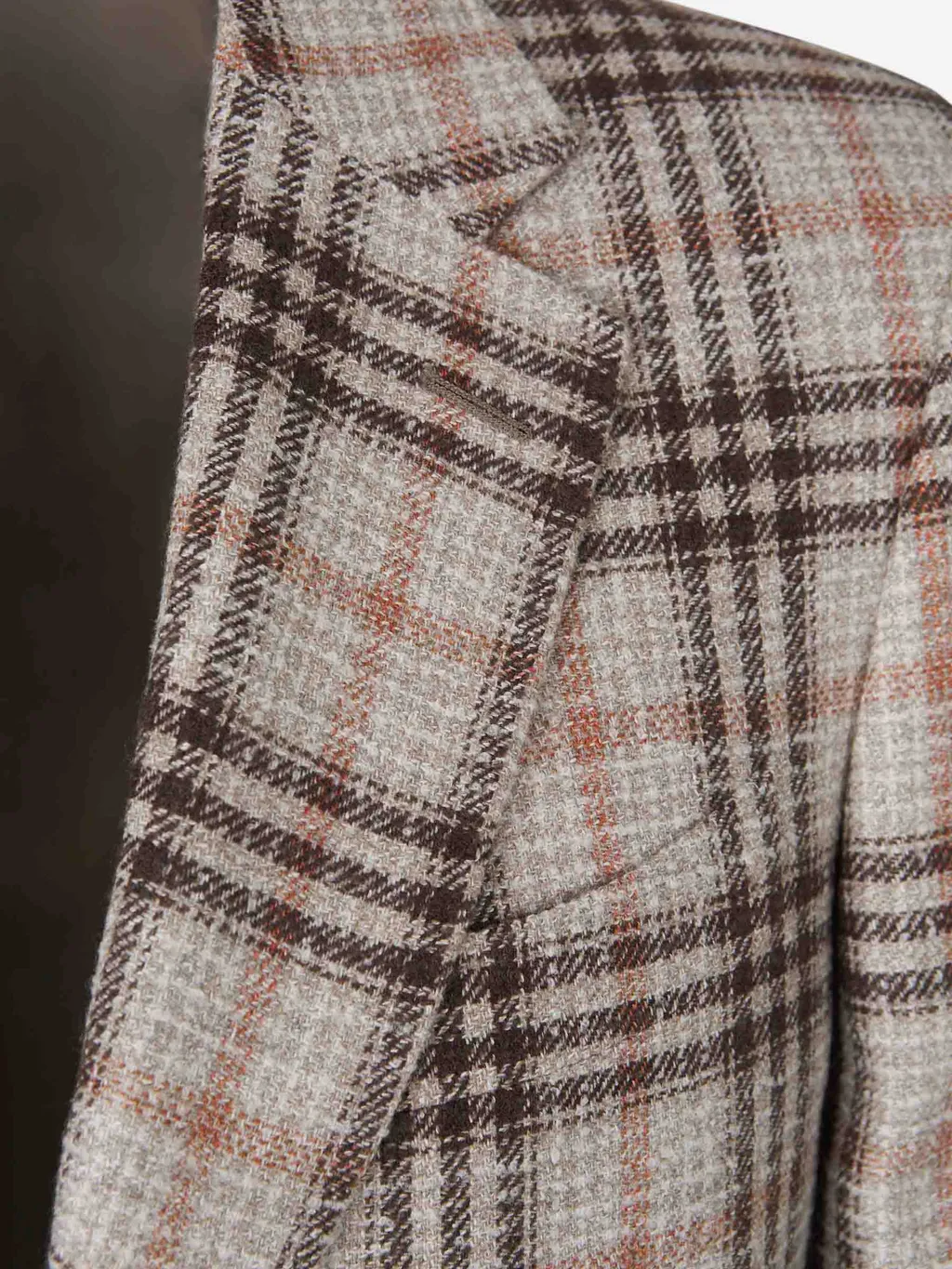 Checked Wool Blazer