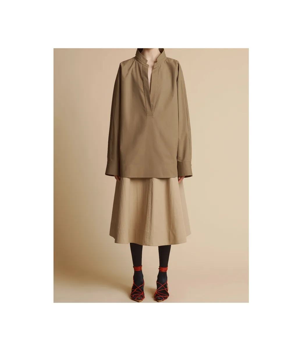 Khaite Tito Long-Sleeved Blouse