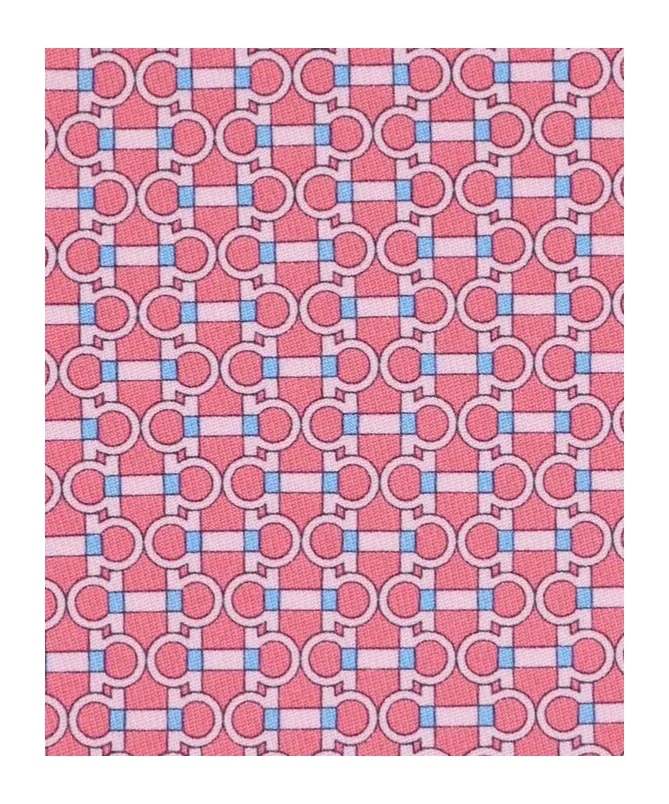 Salvatore Ferragamo Gancini Printed Silk Tie
