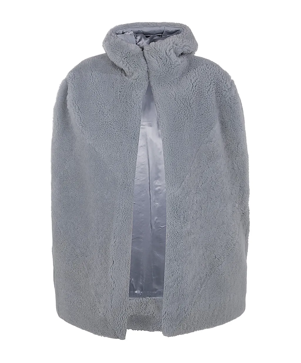 Shearling Cape