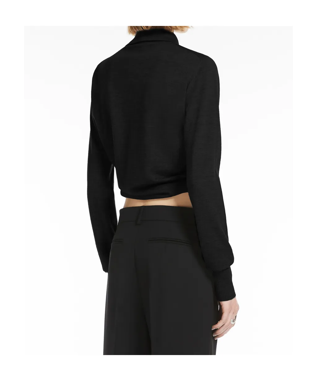 Crossed Wool Sweater