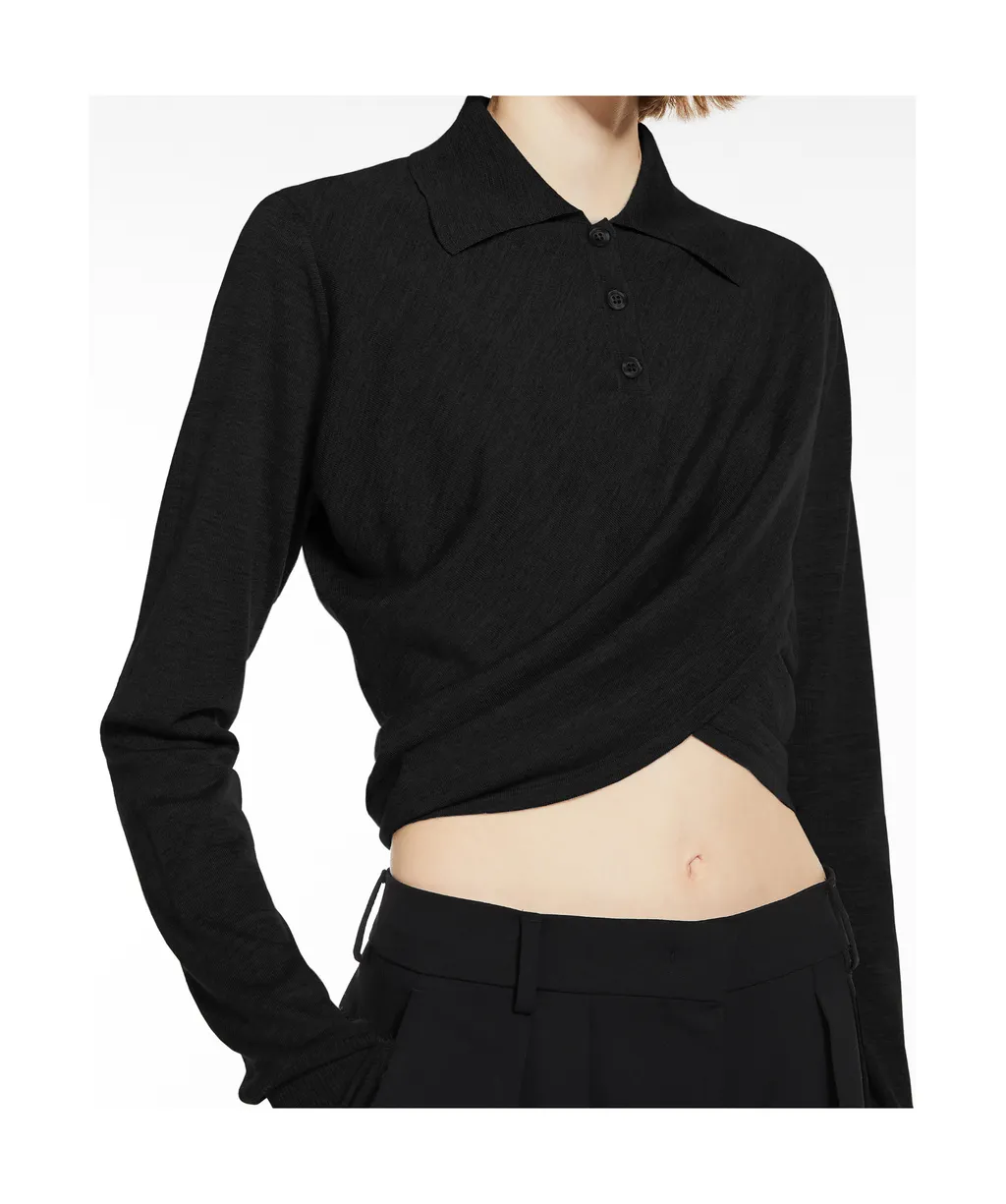 Crossed Wool Sweater
