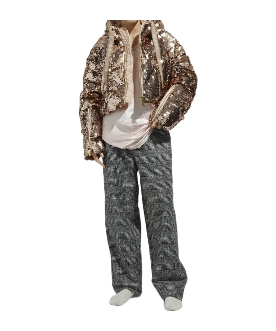 Khrisjoy Khris Crop Sparkly Jacket