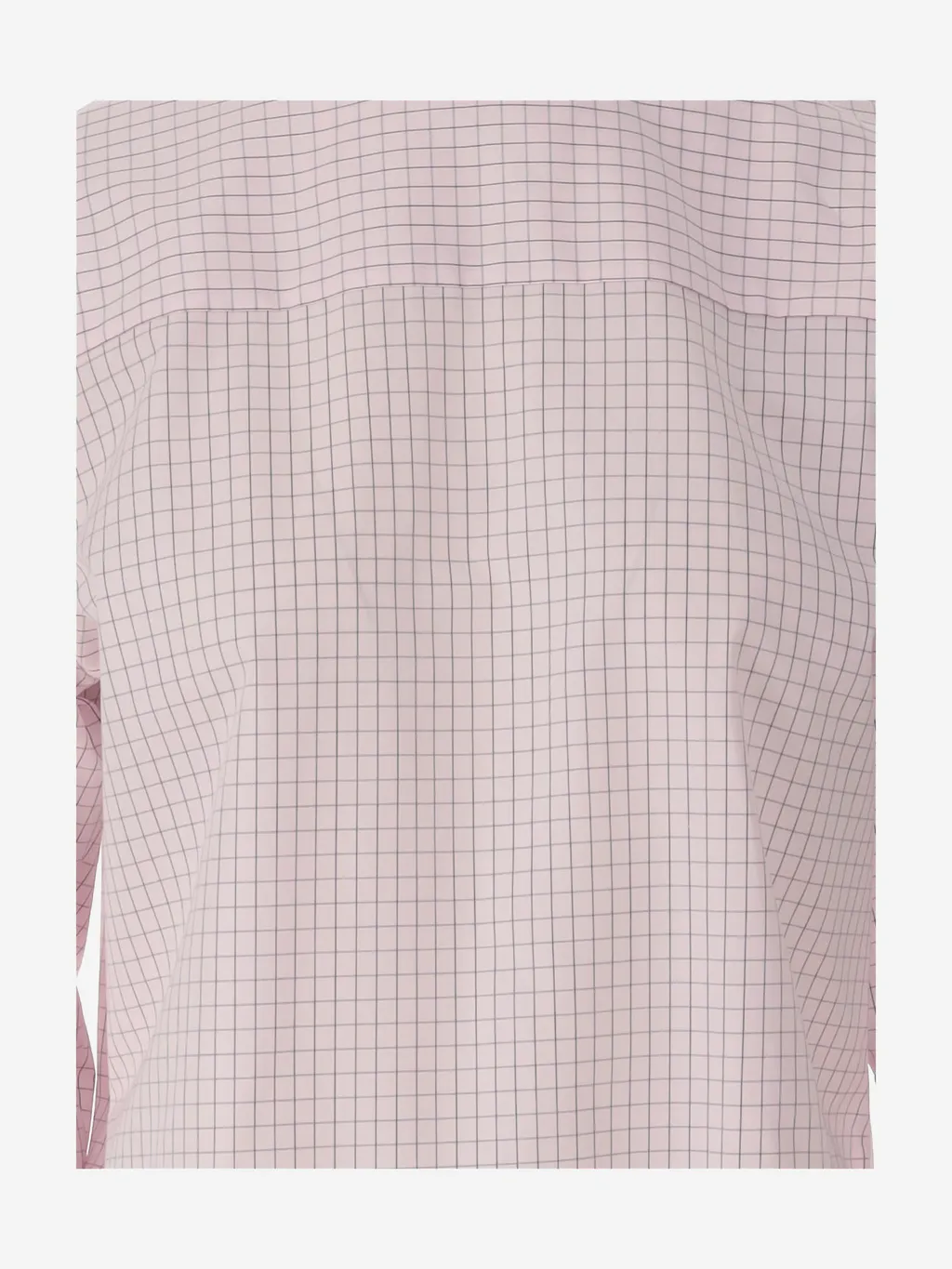 Dries Van Noten Grid Mock-Neck Long-Sleeve Shirt